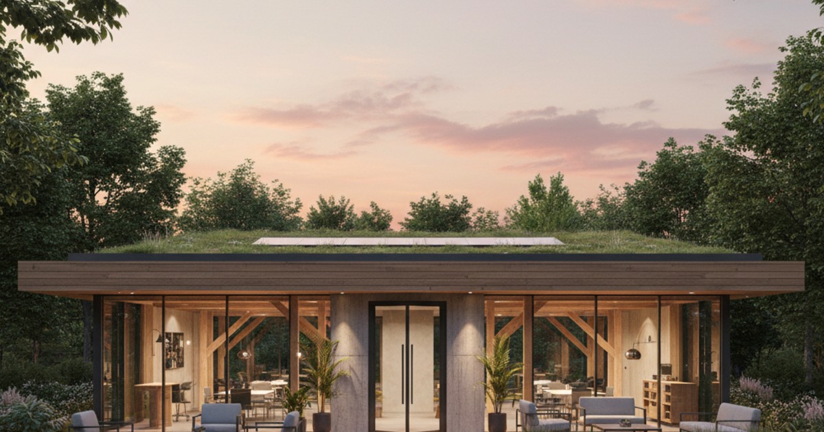 mẫu nhà văn phòng 1 tầng