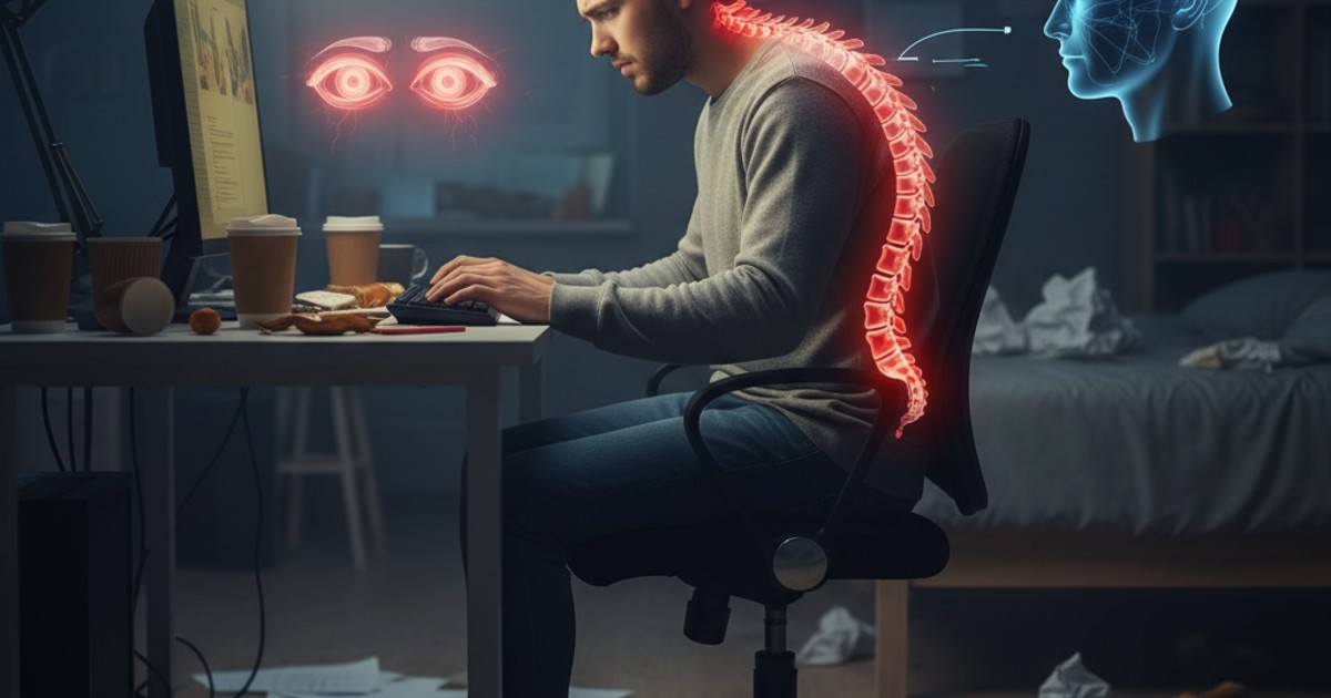 Những sai lầm phổ biến khi ngồi làm việc và hậu quả