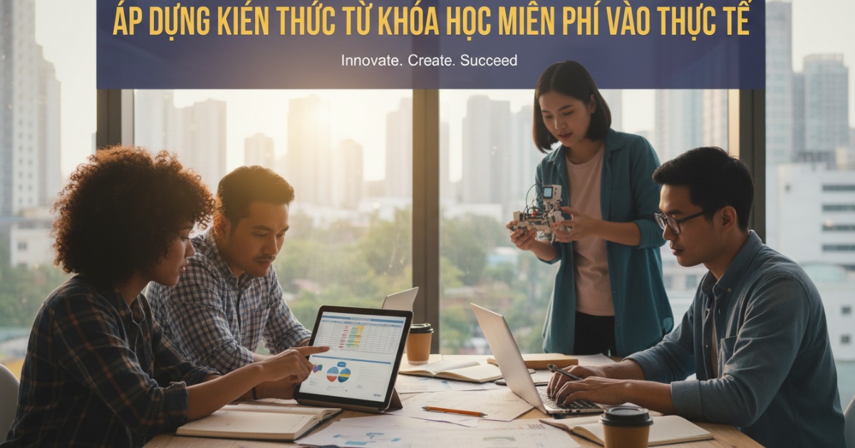 Áp Dụng Kiến Thức Từ Khóa Học Miễn Phí Vào Thực Tế