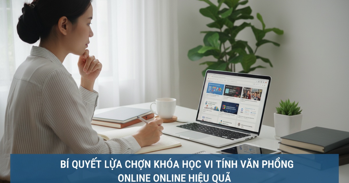 Bí Quyết Lựa Chọn Khóa Học Vi Tính Văn Phòng Online Hiệu Quả