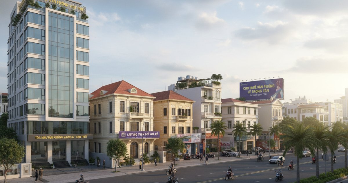 Các loại hình văn phòng cho thuê Lê Trọng Tấn