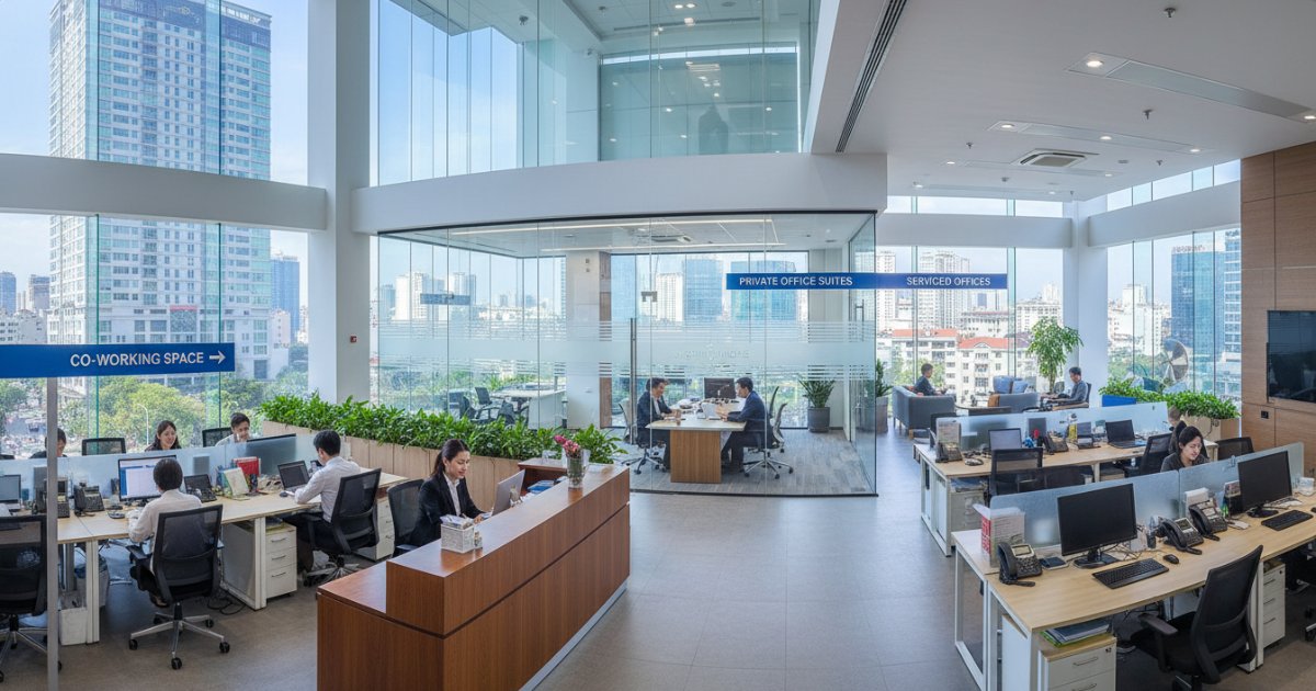 Các loại hình văn phòng cho thuê tại VietPhone Building