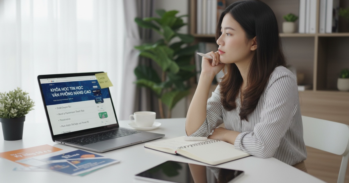 Chọn khóa học tin học văn phòng nâng cao phù hợp