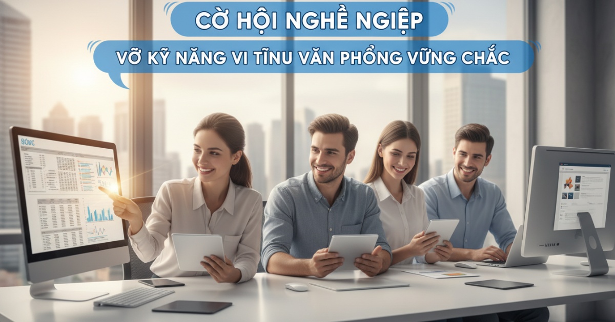 Cơ Hội Nghề Nghiệp Với Kỹ Năng Vi Tính Văn Phòng Vững Chắc