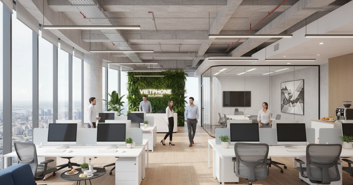 Đặc điểm nổi bật của văn phòng cho thuê VietPhone Building