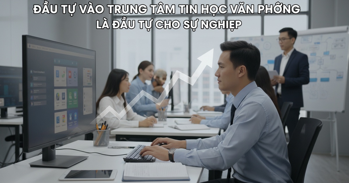 Đầu tư vào trung tâm tin học văn phòng là đầu tư cho sự nghiệp