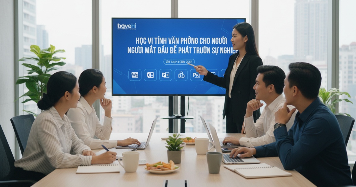 Học Vi Tính Văn Phòng Cho Người Mới Bắt Đầu Để Phát Triển Sự Nghiệp