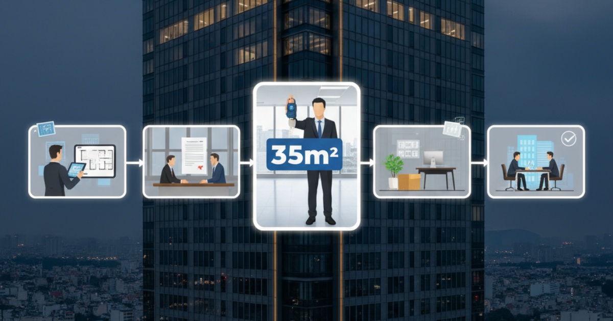 Quy Trình Thuê Văn Phòng 35m2 Đơn Giản Tại VietPhone Building