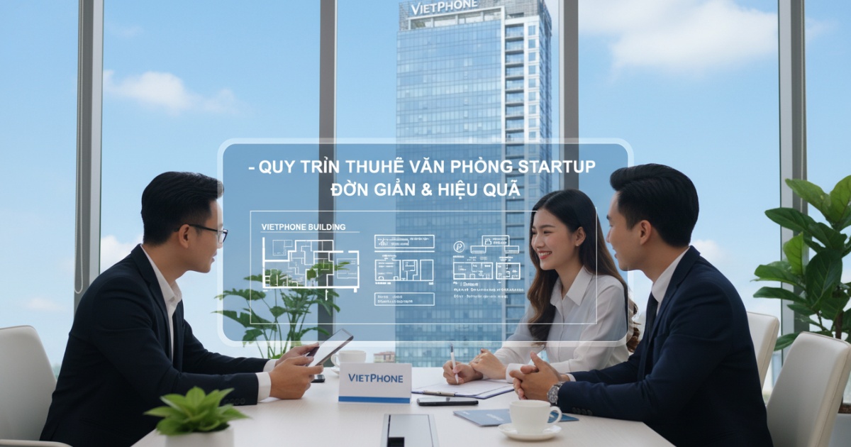 Quy Trình Thuê Văn Phòng Startup Tại VietPhone Building Đơn Giản Hiệu Quả