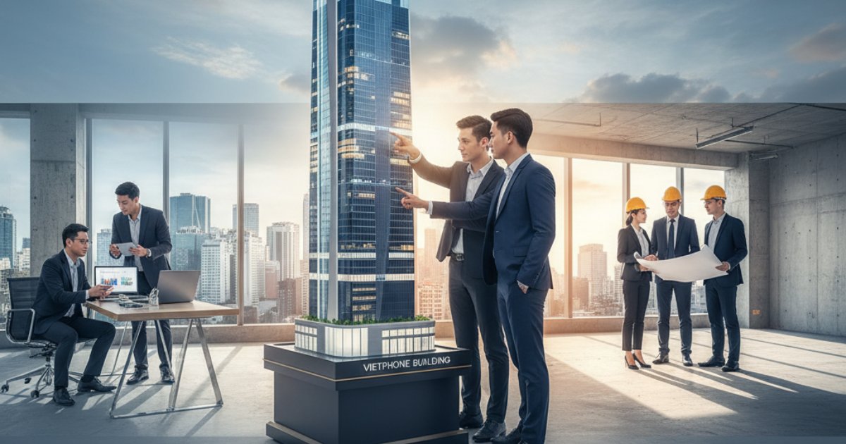 Quy trình tìm và thuê văn phòng 130m2 tại VietPhone Building