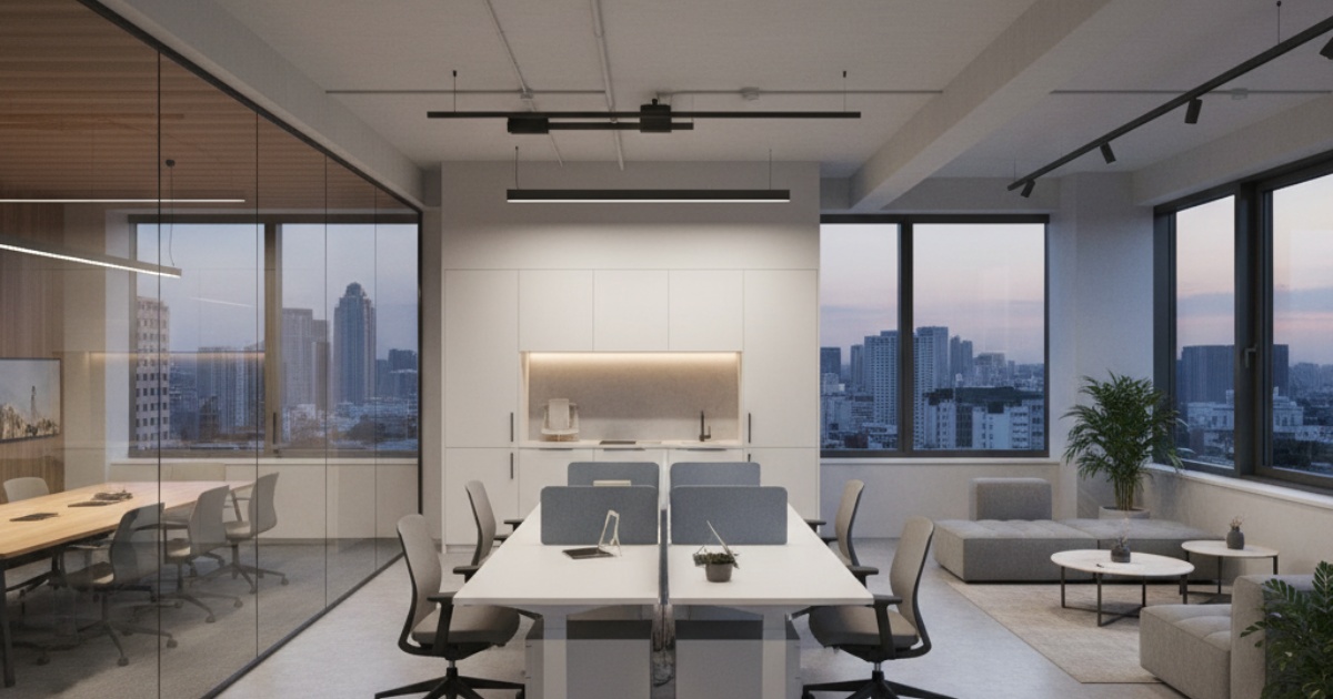 Tối ưu không gian với văn phòng 70m2