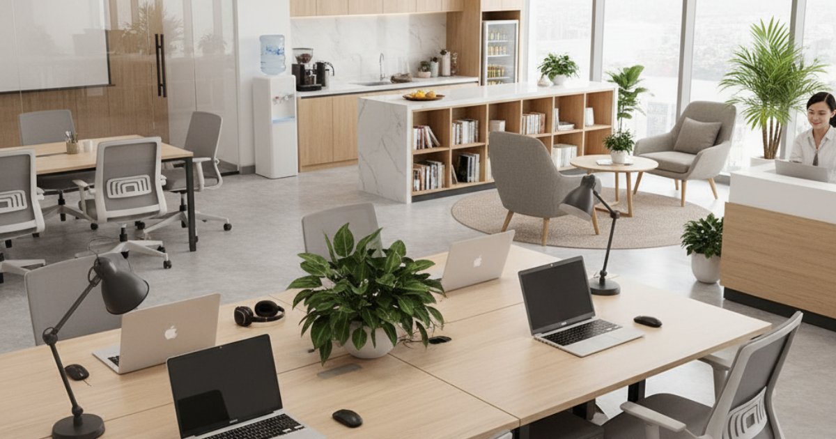 Các tiện ích tiêu chuẩn của văn phòng trọn gói Quận 1 giá tốt Tháng 2