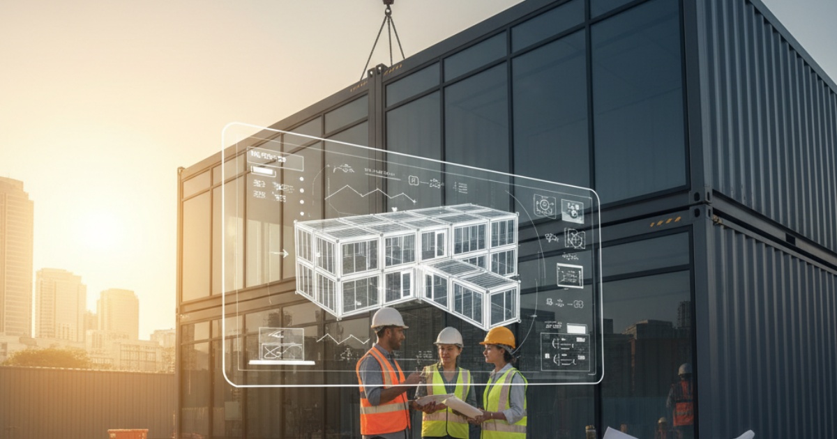 Cách tính toán diện tích container văn phòng phù hợp nhu cầu