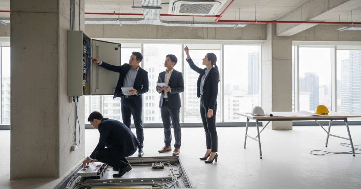 Kinh nghiệm thuê văn phòng thông qua việc kiểm tra hạ tầng