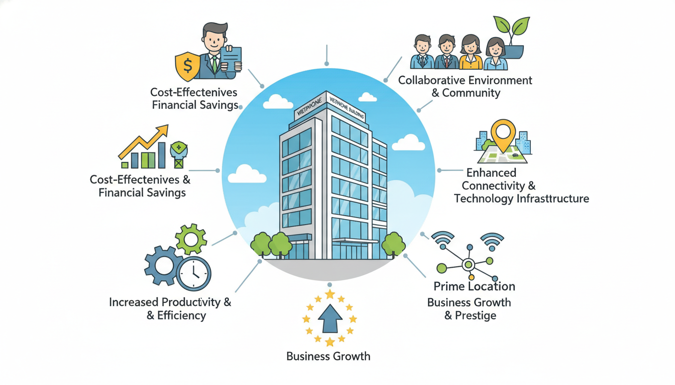 Lợi ích khi chọn thuê văn phòng công ty tại VietPhone Building