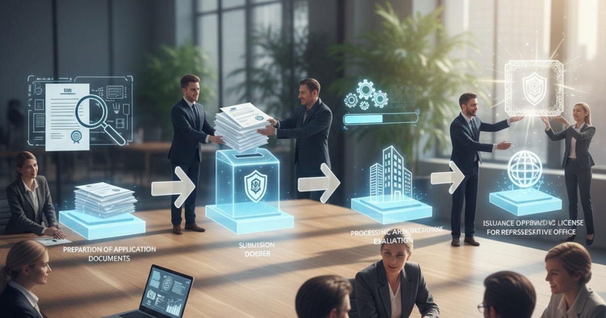 Quy trình thực hiện hồ sơ cấp giấy phép hoạt động văn phòng đại diện