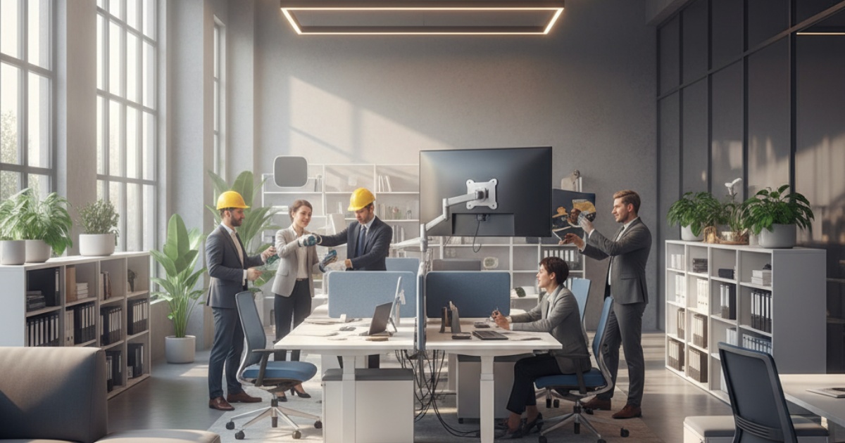 Tầm quan trọng của việc lắp đặt nội thất văn phòng đối với doanh nghiệp