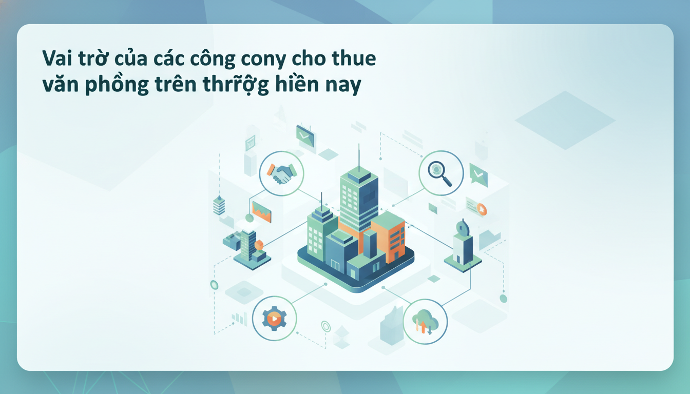 Vai trò của các công ty cho thuê văn phòng trên thị trường hiện nay