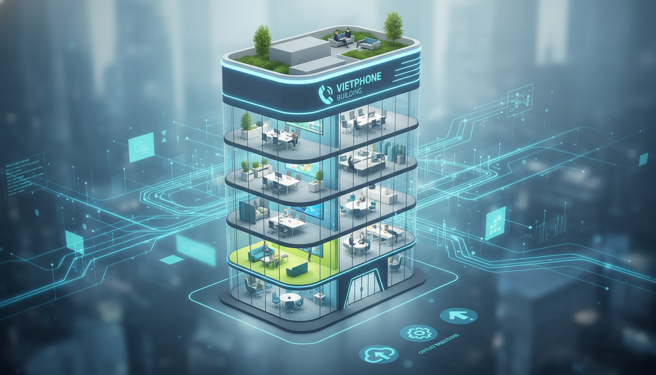 VietPhone Building cung cấp giải pháp không gian làm việc tối ưu
