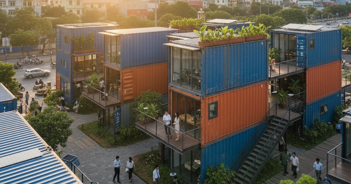 Xu hướng sử dụng container văn phòng tại Việt Nam