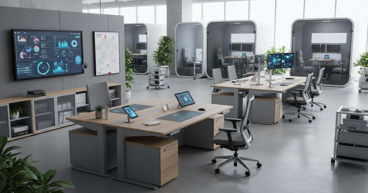 Các dòng sản phẩm nội thất văn phòng thông minh phổ biến
