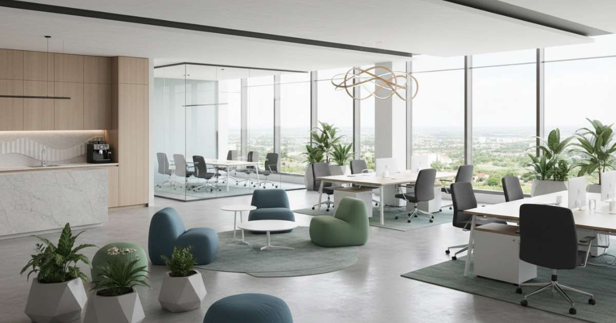 Các phong cách thiết kế văn phòng 80m2 được ưa chuộng hiện nay