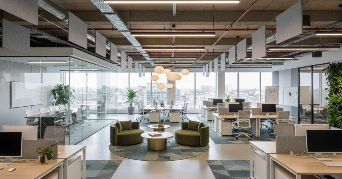Các xu hướng thiết kế văn phòng 200m2 phổ biến hiện nay