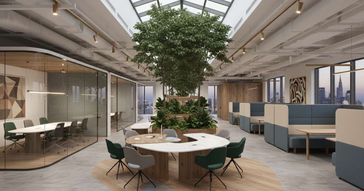 Các xu hướng thiết kế văn phòng 600m2 phổ biến hiện nay