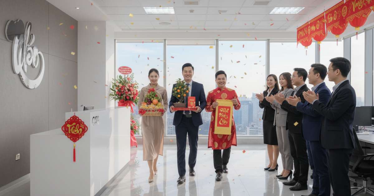 Cách chọn người xông đất văn phòng mang lại đại cát