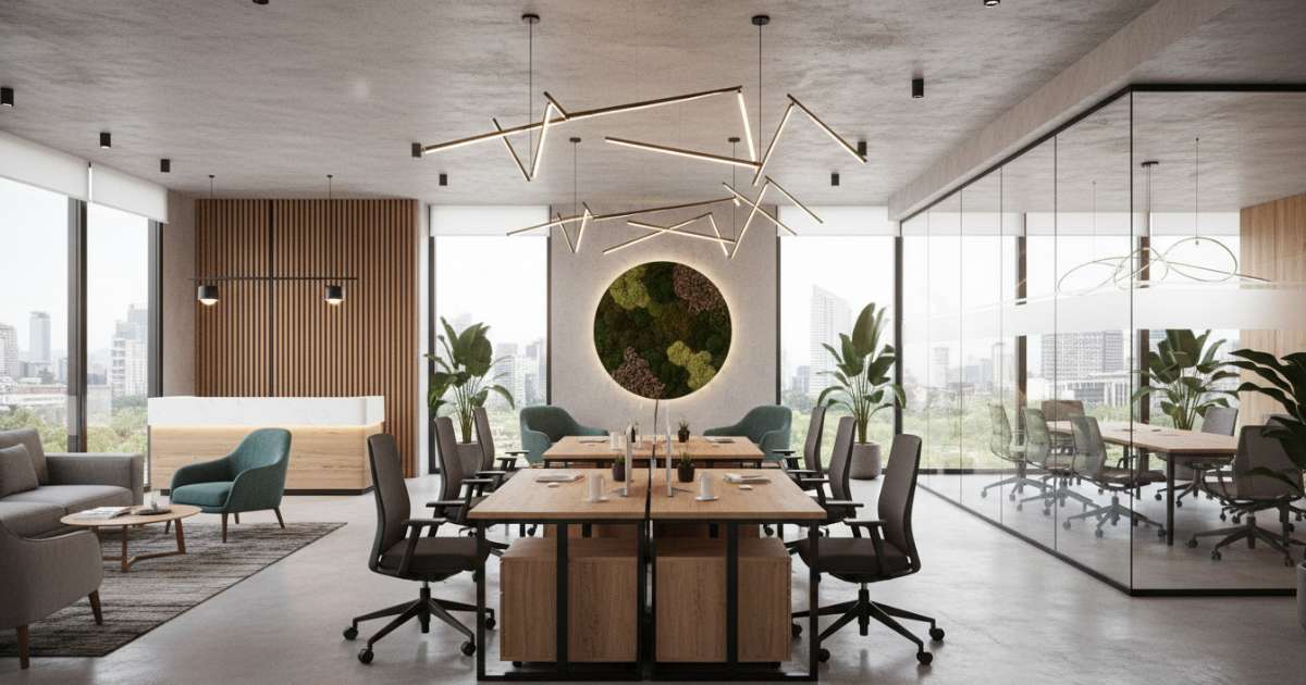 thiết kế văn phòng 100m2