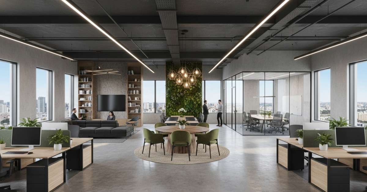 thiết kế văn phòng 600m2