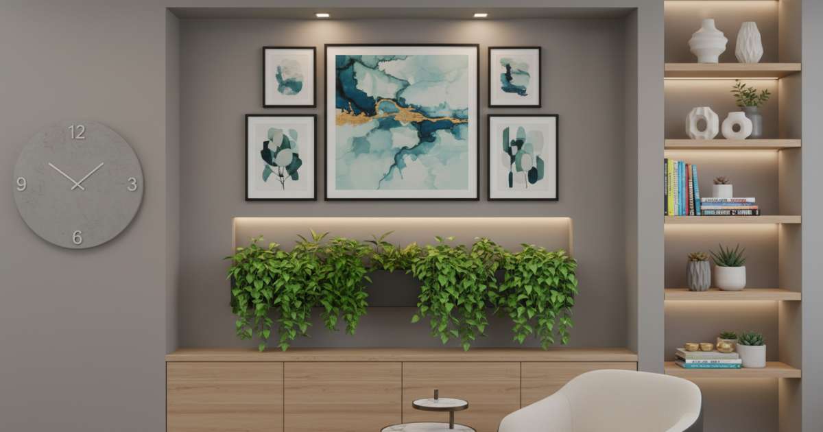 trang trí tường văn phòng làm việc
